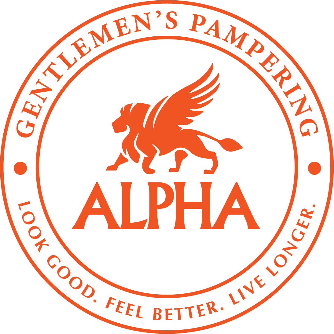 ALPHA Men's Spa logo